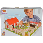 Ferma din lemn Eichhorn 39x36x14 cm cu accesorii