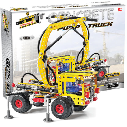 Kit STEM Camion cu pompa pentru turnat ciment, nivel avansat
