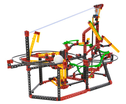 Kit STEM Circuite XL de reactii in lant traznite, Fischertechnik