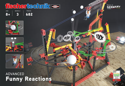 Kit STEM Circuite XL de reactii in lant traznite, Fischertechnik