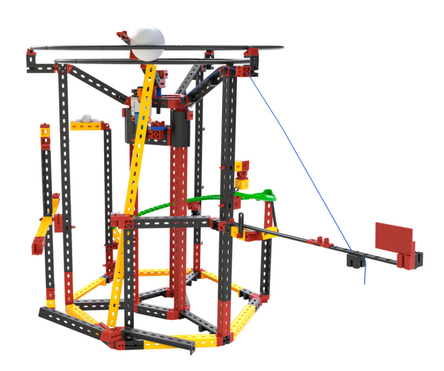 Kit STEM Circuite XL de reactii in lant traznite, Fischertechnik