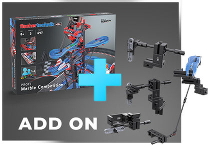 Kit STEM Completare pentru Cursa cu bile metalice - Intrecerea, Fischertechnik