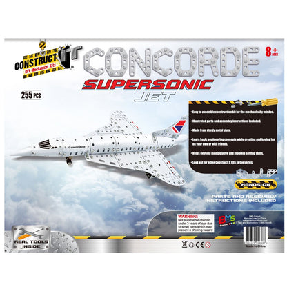 Kit STEM Concorde supersonic jet, nivel avansat