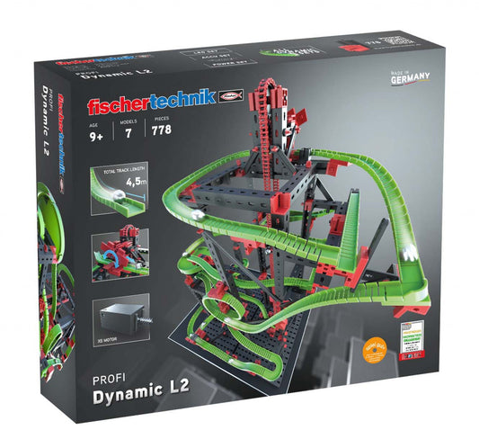 Kit STEM Cursa cu obstacole Dynamic L2, Fischertechnik