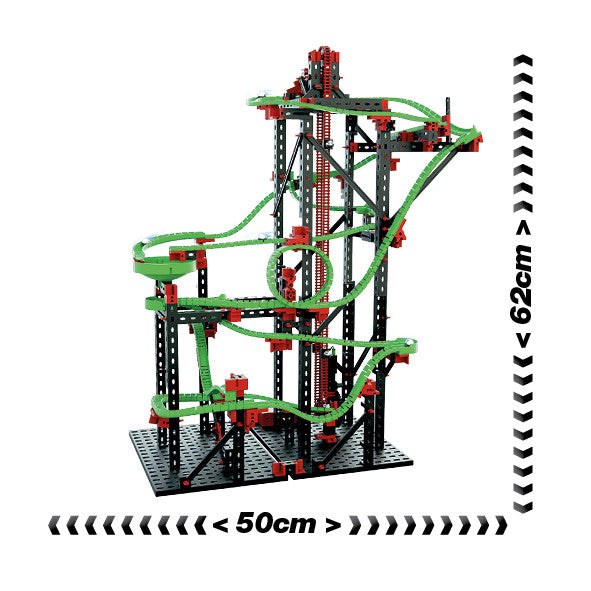 Kit STEM Cursa cu obstacole Dynamic L2, Fischertechnik