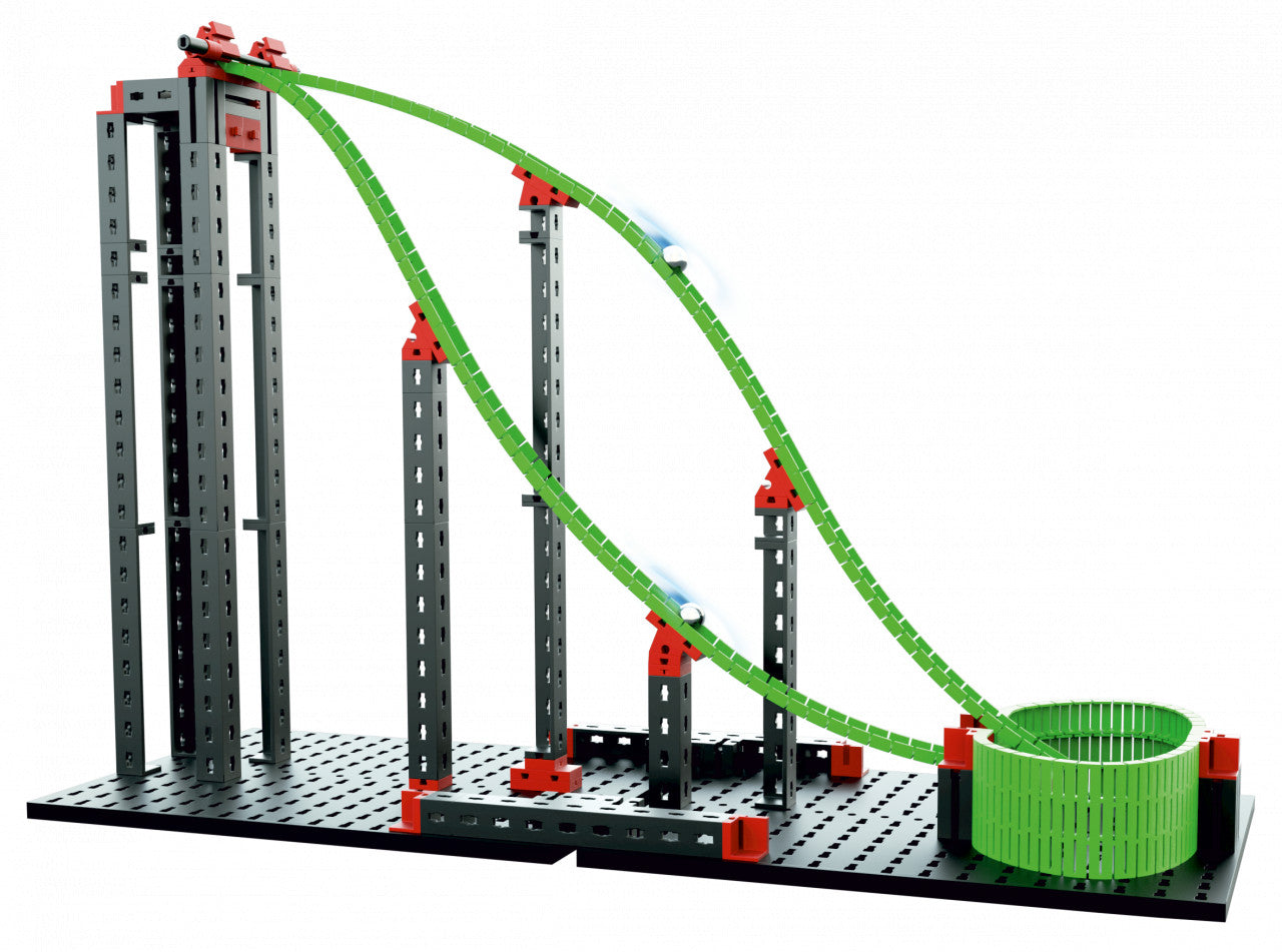 Kit STEM Cursa cu obstacole Dynamic L2, Fischertechnik