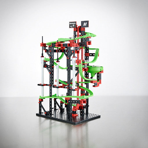 Kit STEM Cursa cu obstacole Dynamic M, Fischertechnik