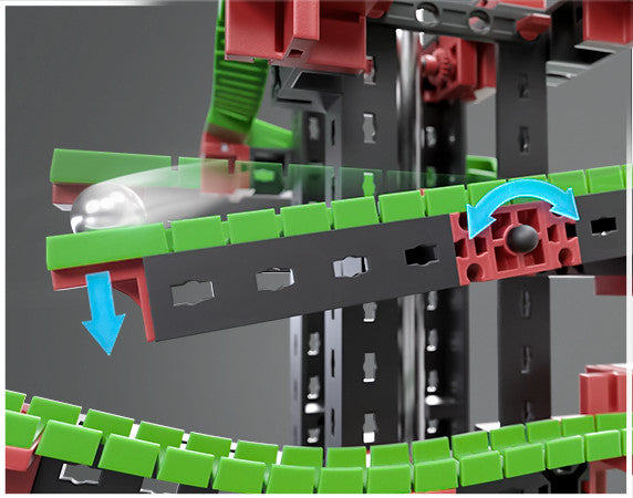 Kit STEM Cursa cu obstacole Dynamic S, Fischertechnik