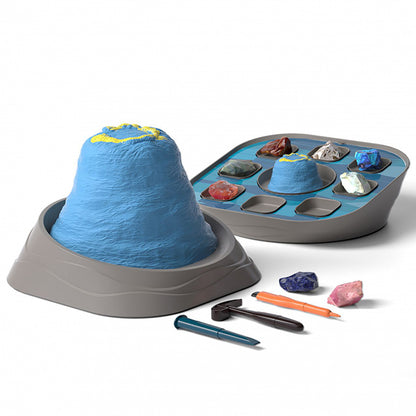 Kit STEM de excavare pietre prețioase din "Marea gaură albastră" Belize, TopBright