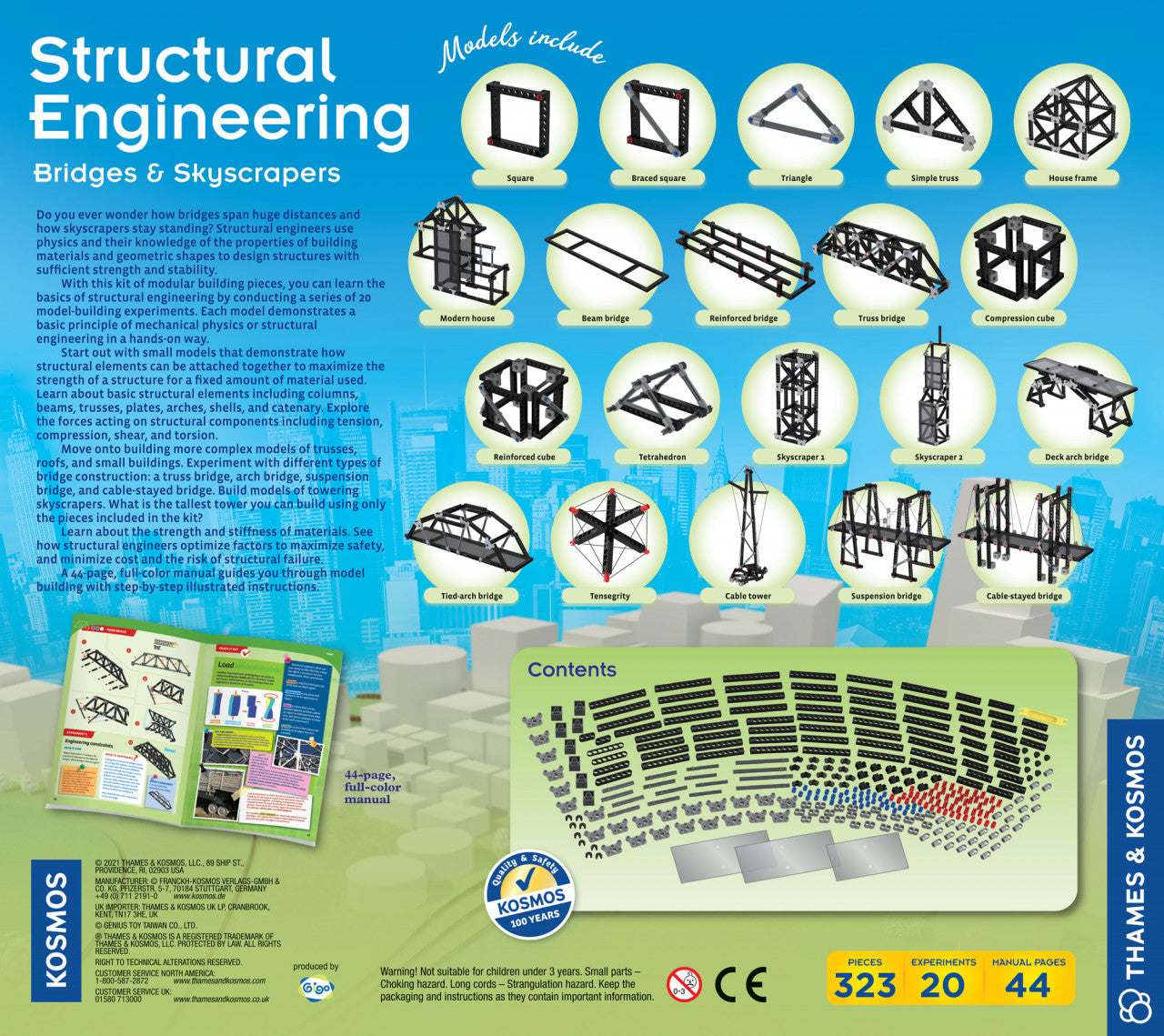 Kit STEM Inginerie structurala, Thames & Kosmos