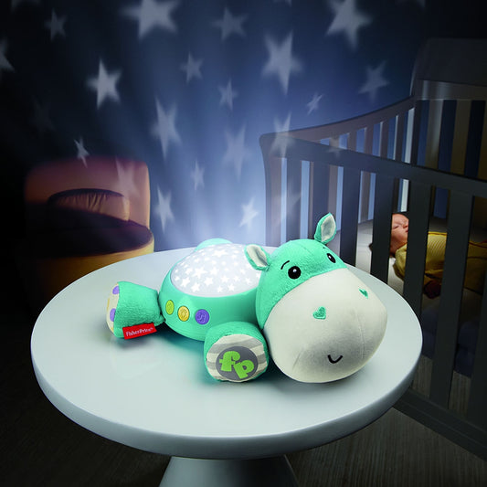 Lampa de veghe plus Fisher Price by Mattel Newborn Hipopotam albastru