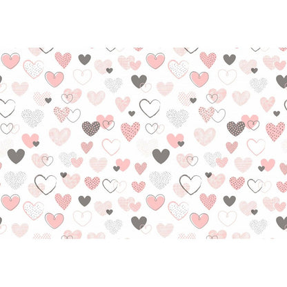 Lenjerie patut Hubners Hearts 4 piese multicolor