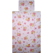 Lenjerie patut Hubners Ursulet cu albinute 5 piese roz