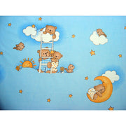 Lenjerie patut Hubners Ursulet Somn Usor 4 piese albastru