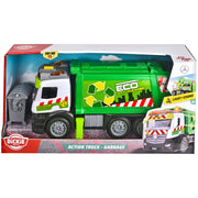 Masina de gunoi Dickie Toys Action Truck Garbage 26 cm cu lumini si sunete