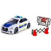 Masina de politie Dickie Toys Audi RS3 cu accesorii