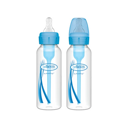 Pachet Biberoane din plastic, Anti-Colici cu Gat Ingust 