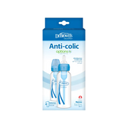 Pachet Biberoane din plastic, Anti-Colici cu Gat Ingust 