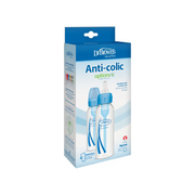 Pachet Biberoane din plastic, Anti-Colici cu Gat Ingust 