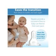 Pachet Biberoane din plastic, Anti-Colici cu Gat Ingust 
