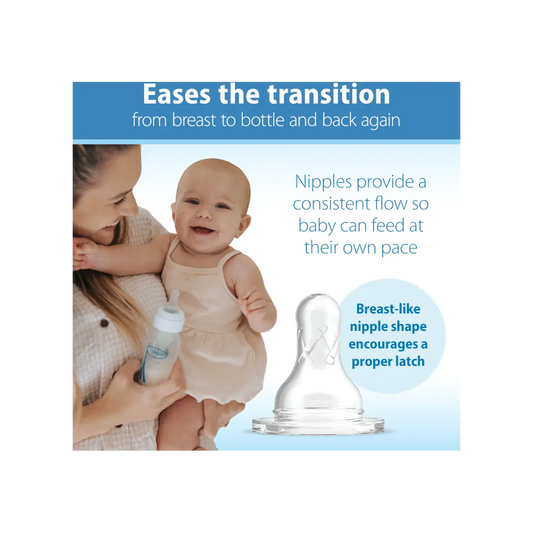 Pachet Biberoane din plastic, Anti-Colici cu Gat Ingust "Options Plus" de 250 ml. (2-Pack) Albastru
