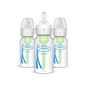 Pachet Biberoane din plastic Anti-Colici cu Gat Ingust, 120 ml. "Options Plus" (3 pack)