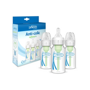 Pachet Biberoane din plastic Anti-Colici cu Gat Ingust, 120 ml. 