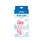 Pachet Biberoane din plastic, Anti-Colici cu Gat Ingust 