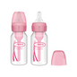 Pachet Biberoane din plastic, Anti-Colici cu Gat Ingust  â€Options Plusâ€ ï¿½ 120 ml. (2 pack) Roz
