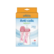 Pachet Biberoane din plastic, Anti-Colici Gat Larg 