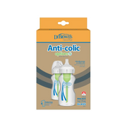 Pachet Biberoane Anti-Colici cu Gat Larg â€Options Plusâ€ din sticla 270 ml. (2 pack)