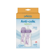 Pachet Biberoane din plastic, Anti-Colici Gat Larg 