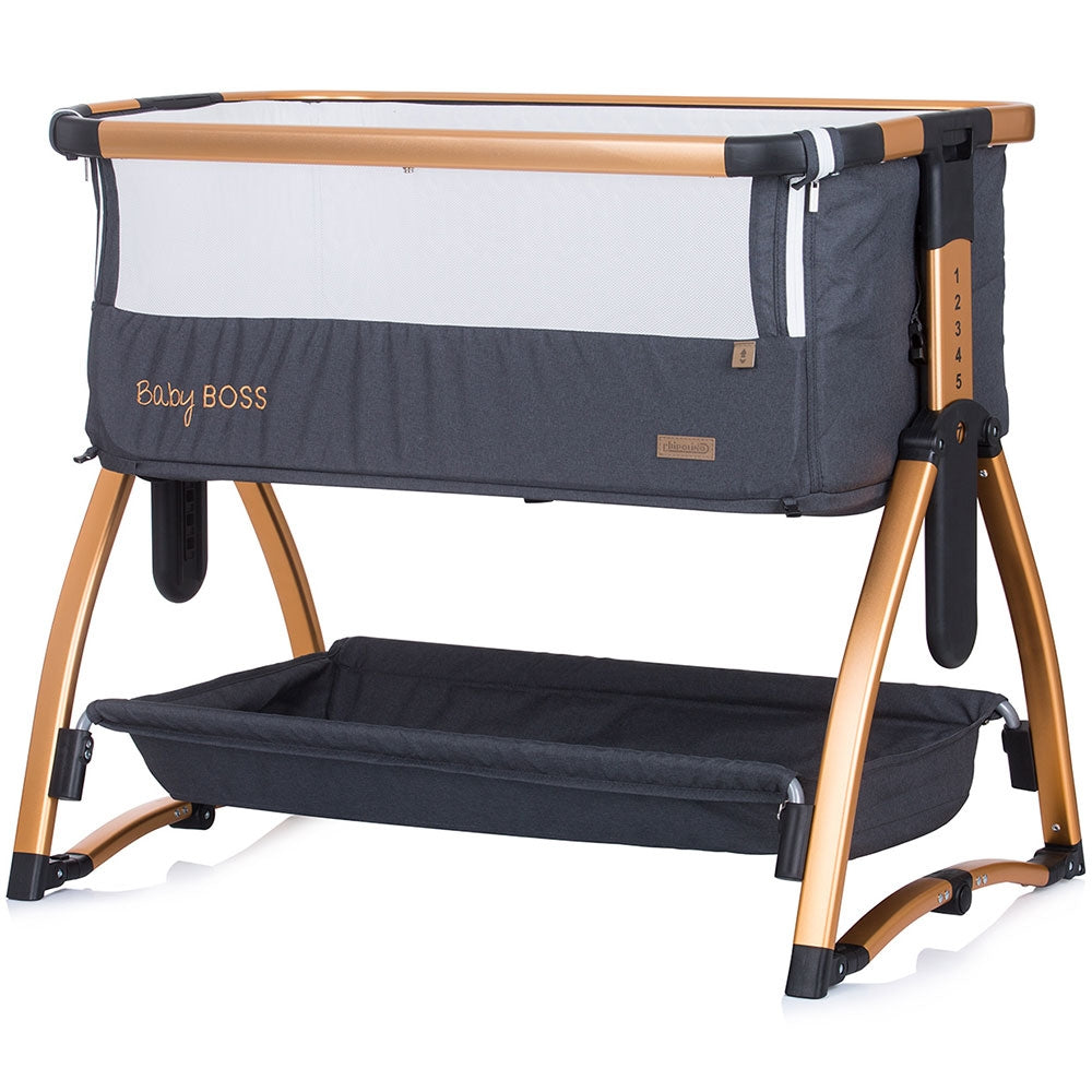Patut Co-Sleeper Chipolino Baby Boss raven