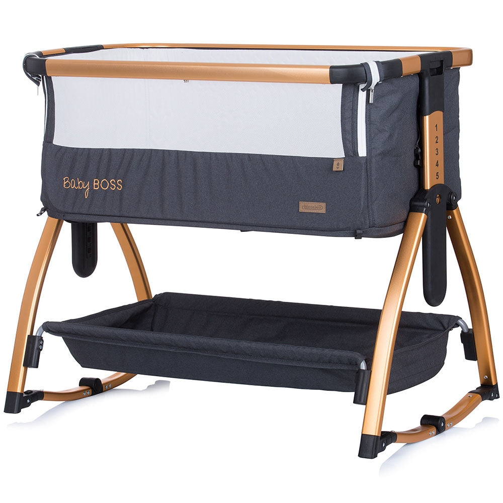 Patut Co-Sleeper Chipolino Baby Boss raven