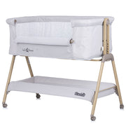 Patut Co-Sleeper Chipolino Sweet Dreams grey stars wood