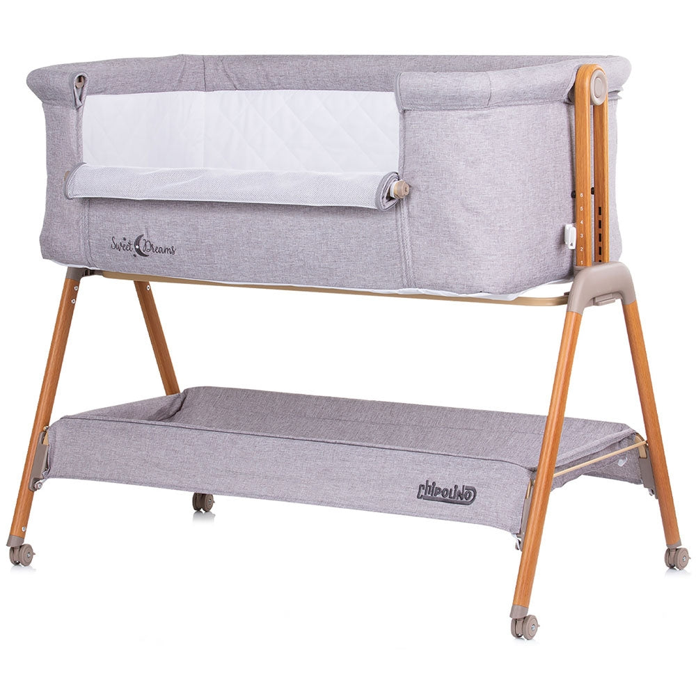 Patut Co-Sleeper Chipolino Sweet Dreams grey wood