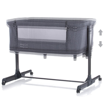Patut Co-Sleeper si tarc Chipolino Mommy'n Me graphite