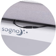 Patut cu leganare si cantar integrat Chipolino Sogno 2 in 1 grey