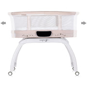 Patut cu leganare si cantar integrat Chipolino Sogno 2 in 1 macadamia