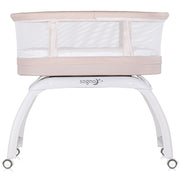 Patut cu leganare si cantar integrat Chipolino Sogno 2 in 1 macadamia