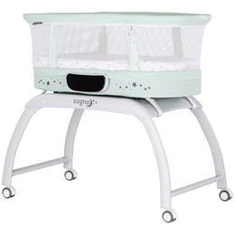 Patut cu leganare si cantar integrat Chipolino Sogno 2 in 1 pastel green