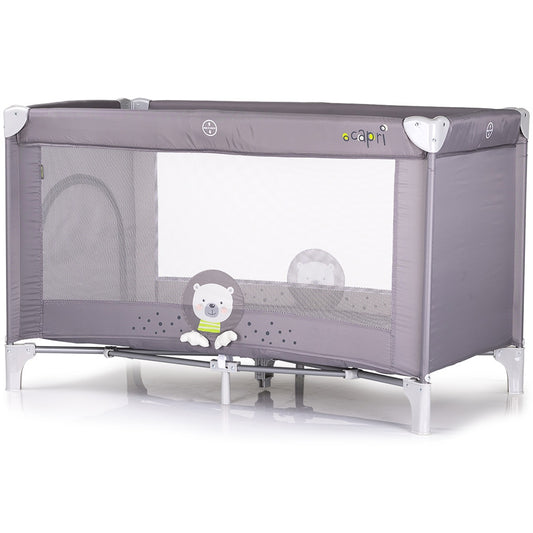 Patut pliabil Chipolino Capri Bear grey