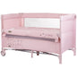 Patut pliabil Chipolino Relax rose linen cu laterala culisanta