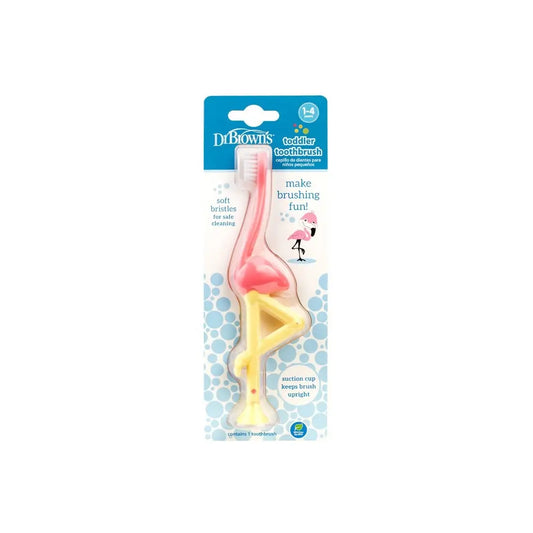 Periuta de dinti design flamingo (1-4 ani)