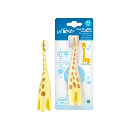 Periuta de dinti design girafa (0-3 ani)