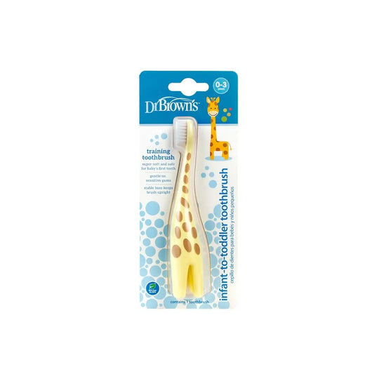 Periuta de dinti design girafa (0-3 ani)