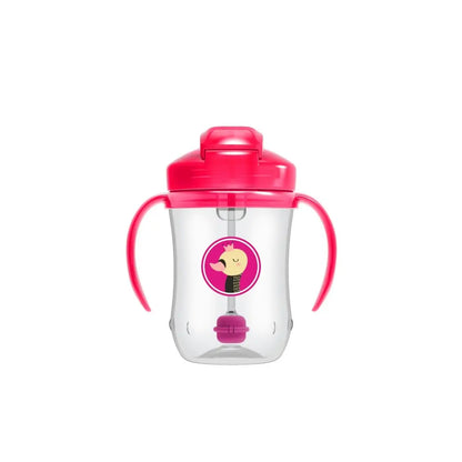 Prima canita cu pai a bebelusului 270 ml. 6 luni+