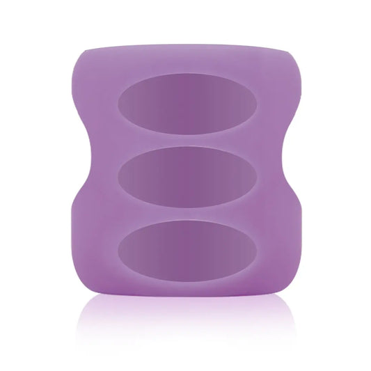 Protectie din silicon ptr. biberon din sticla cu Gat Larg 150 ml. Violet
