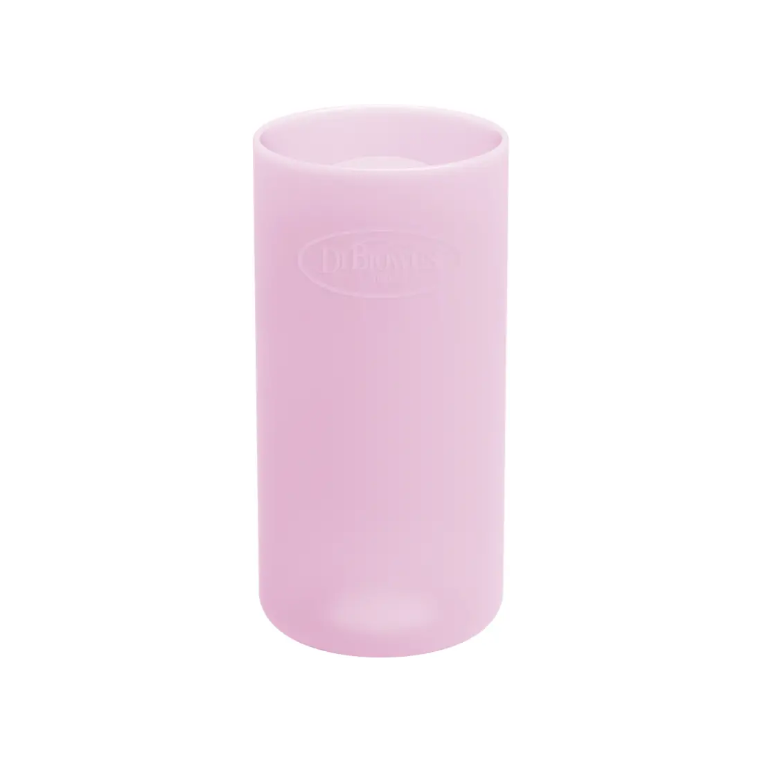 Protectie din silicon pentru biberon Gat Ingust din sticla 250 ml., Roz