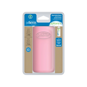 Protectie din silicon pentru biberon Gat Ingust din sticla 250 ml., Roz